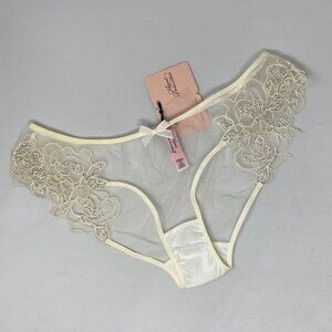 Agent Provocateur Lindie White Brief AP4 Large NWT
